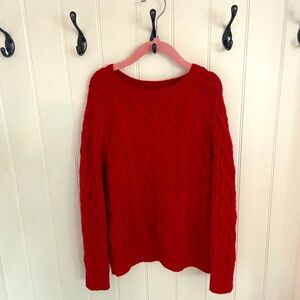 Cozy cable knit sweater for boys or girls. Crewcut brand (j. Crew kids)